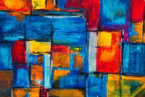 modern art abstract painting wall